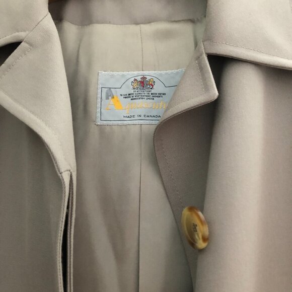 Vintage Wool Overcoat by Aquascutum - Picture 10 of 12